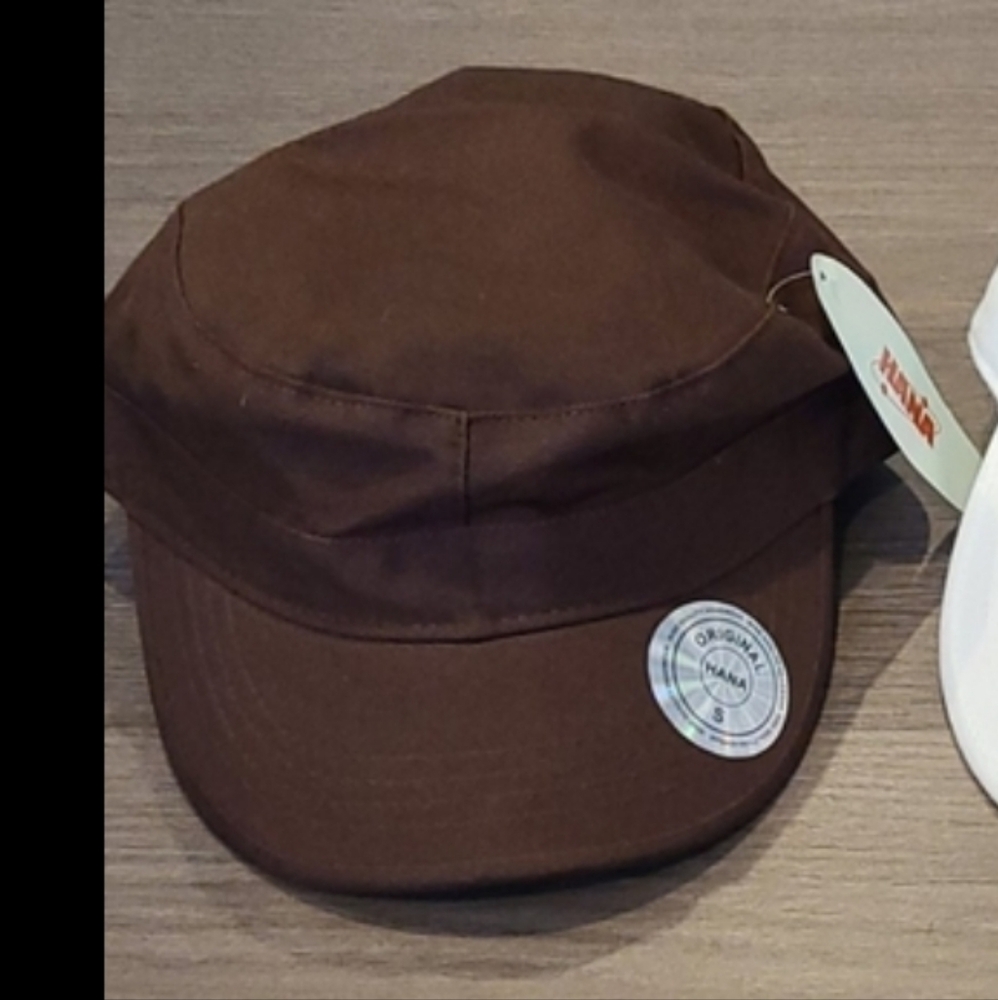 Brown Military Style Hat NWT